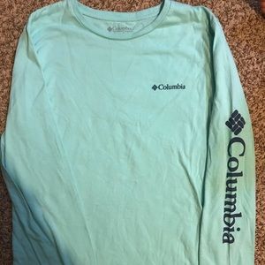 Columbia men’s teal long sleeve